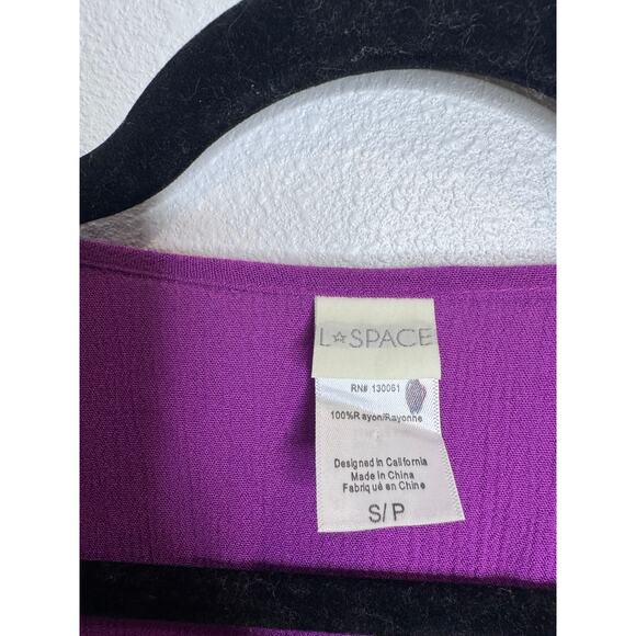 L*Space – Wrap Orchid Dress/Swim Coverup Small - Picture 5 of 6